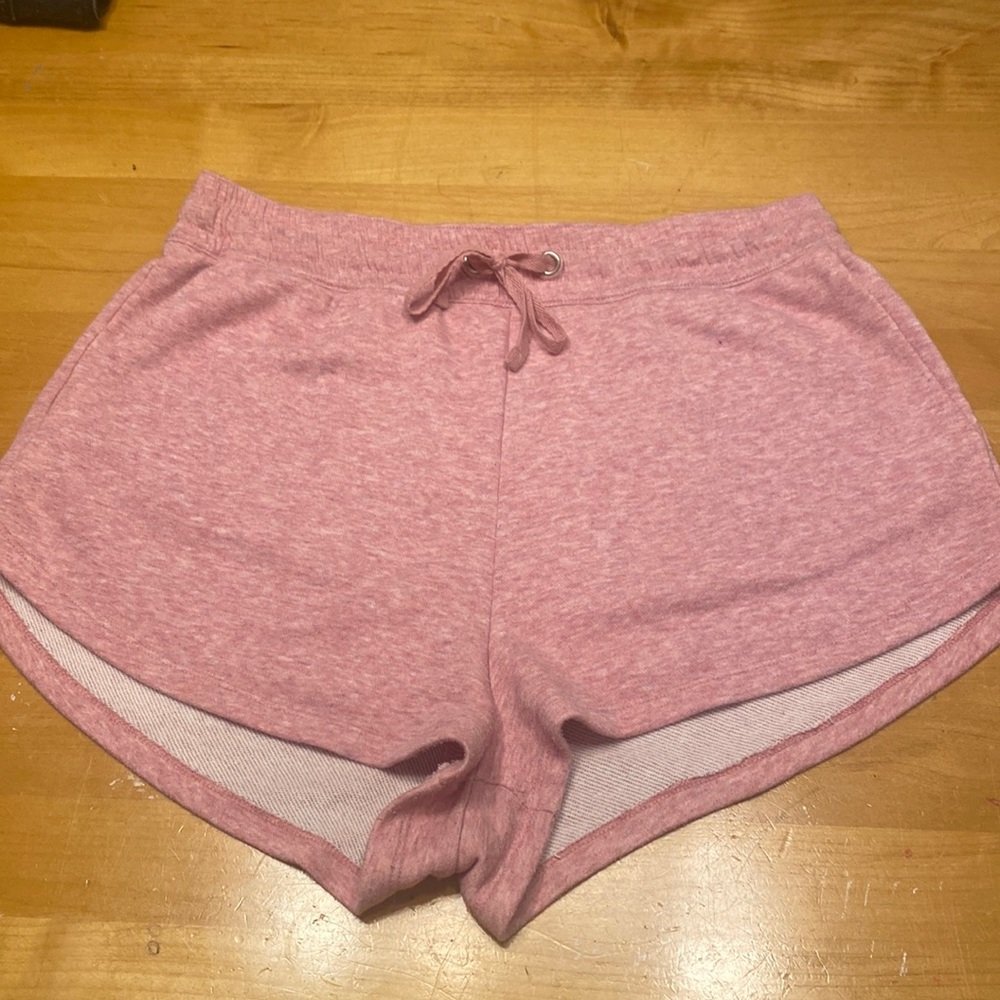 Barbie pink drawstring shorts. Medium. Comfortable